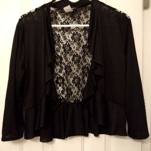 Michelle Lynn Large Shrug Black